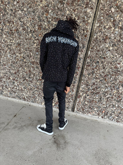 Black “R” Rich YOUNGIN zip up